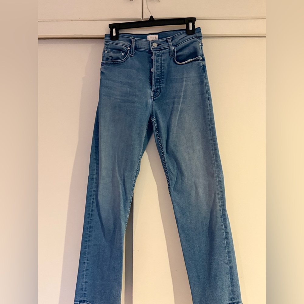 Women's Straight Leg Blue Jeans